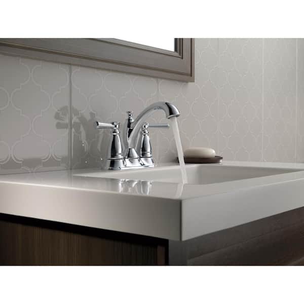Linden 4 in. Centerset 2-Handle Bathroom Faucet in Chrome