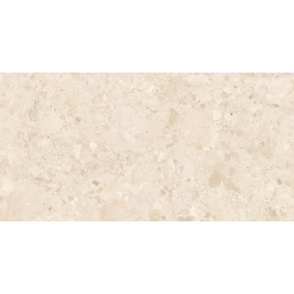 Kaia Evrastrata Beige 12 in. x 24 in. Stone Look Matte Porcelain Wall and Floor Tile Sample price history on PriceWatchPro