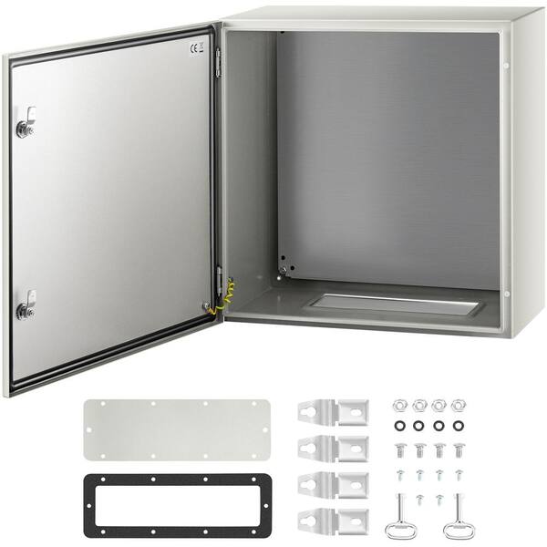 YuCo 24" 24" 10" Metal IP65 Enclosure With Back Plate YC-24X24X10-IP65 