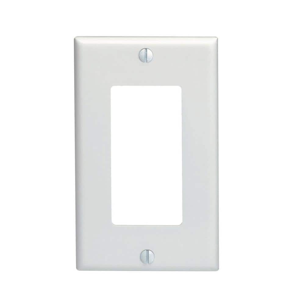 1-Gang White Decora/Rocker Plastic Standard Wall Plate (4-Pack) 80401-H4W price history on PriceWatchPro