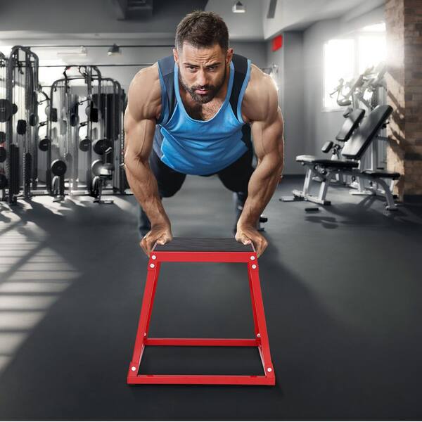 SKYSHALO Plyometric Jump Boxes, 12/18/24/30 in. Red Plyo Box  display picture 3