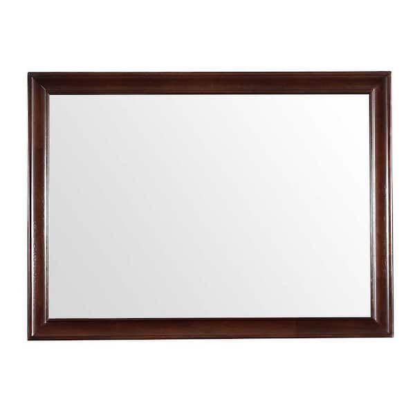AndMakers LaVita 45 in. x 33 in. Modern Rectangle Framed Dresser Mirror