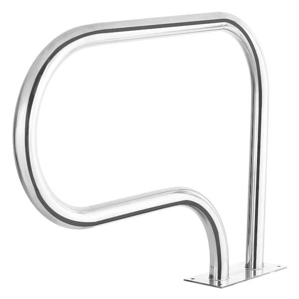 Karl home Stainless Steel Pool Ladder Hand Rail Stair Rail for In Ground Pool