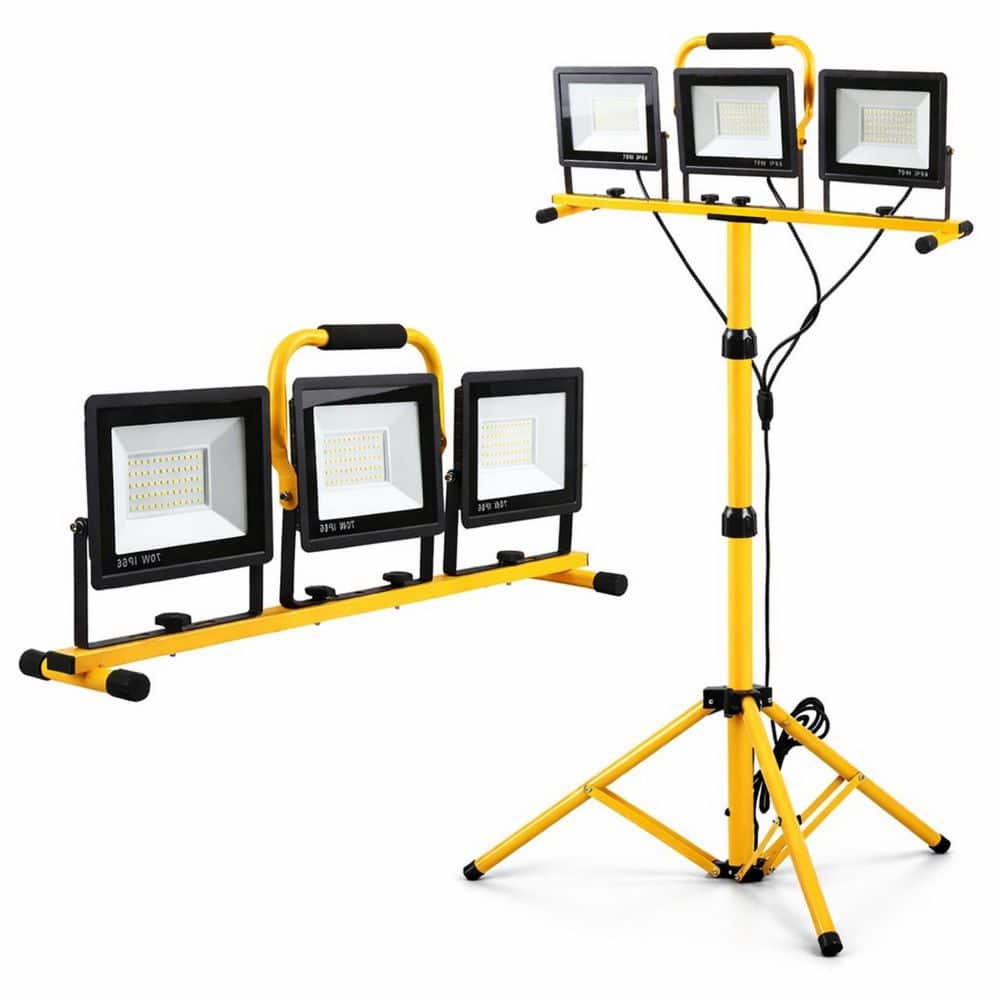 BeamBox 22000 Lumen 3-Head LED Work Light with Adjustable Foldable