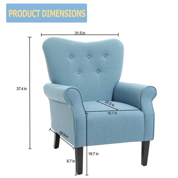 armchair dimensions inches