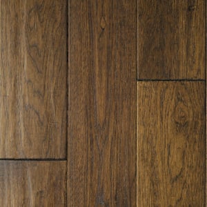 Hickory Sable Solid Hardwood Flooring - 5 in. x 7 in. Take Home Sample