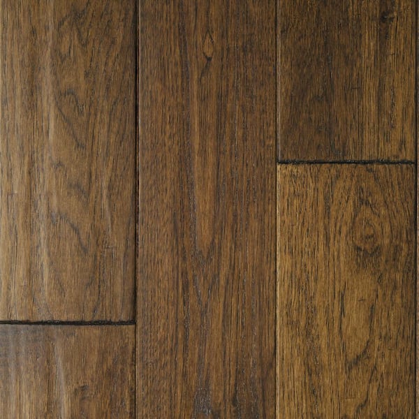Blue Ridge Hardwood Flooring Hickory Sable Solid Hardwood Flooring - 5 in. x 7 in. Take Home Sample