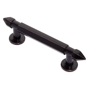 Spire 3 in. (76 mm) Center-to-Center Oil Rubbed Bronze Cabinet Bar Pull