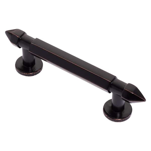 Wisdom Stone Spire 3 in. (76 mm) Center-to-Center Oil Rubbed Bronze Cabinet Bar Pull