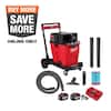 M18 FUEL 12 Gal. Cordless DUAL-BATTERY Wet/Dry Shop Vac Kit w/ 12.0 Ah Battery, Charger, Filter, Hose, and Accessories