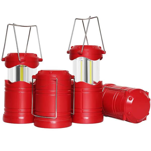 Red Battery Powered Portable Collapsible Hanging Emergency