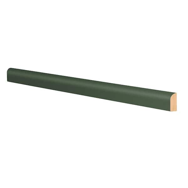 Designer Series Melvern 0.75 in. W x 96 in. H Scribe Moulding in Forest