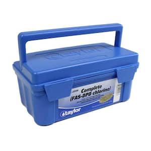 24 ft. x 12 ft. Rectangular 52 in. Deep Metal Frame Swimming Pool with Taylor Pool Water Test Kit