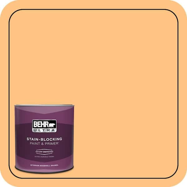 BEHR ULTRA 1 qt. #PMD-68 Amber Sun Extra Durable Eggshell Enamel Interior Paint & Primer