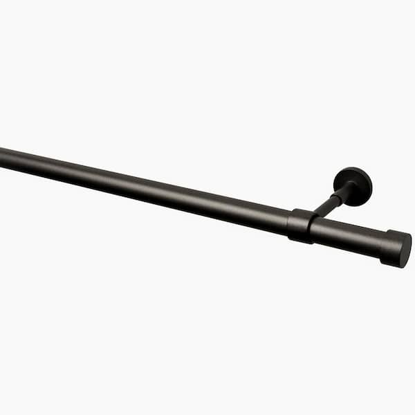 LTL Home Products 63 in. Intensions Single Curtain Rod Kit in ...