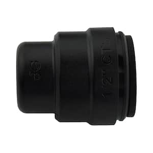 ProLock 1/2 in. Push-to-Connect Plastic End Stop Fitting