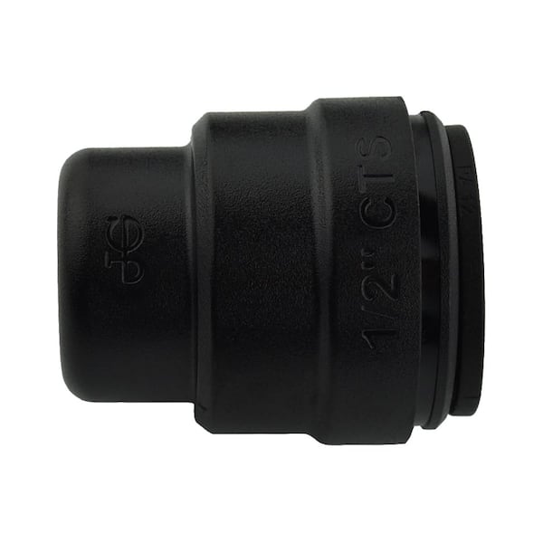 SharkBite ProLock 1/2 in. Push-to-Connect Plastic End Stop Fitting