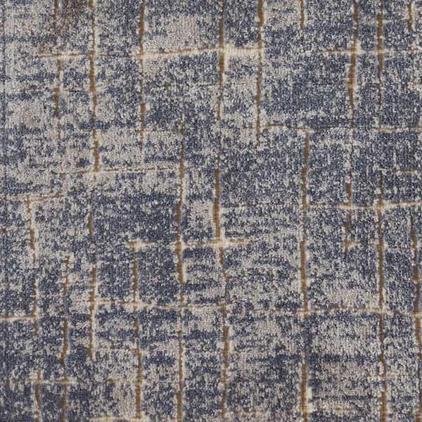 Natural Harmony 6 in. x 6 in. Texture Carpet Sample - Ferndale - Color Granite