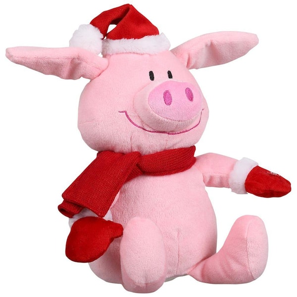 14.17 in. Animated Ear Flapping Piggy