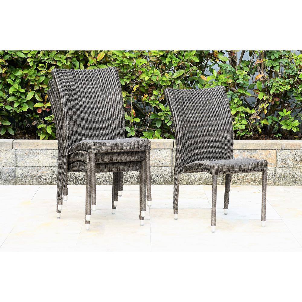 Provence Coastal Modern 9-Piece Eucalyptus Square Dining Set
