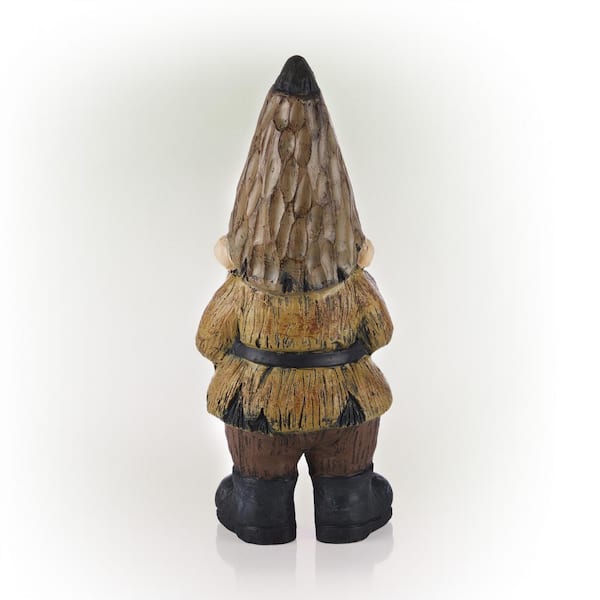 Alpine Corporation 16 in. H Indoor/Outdoor Garden Gnome with