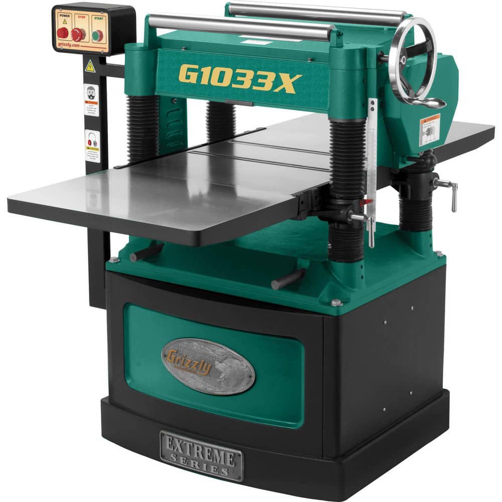 Grizzly Industrial 20 in. 5 HP Helical Cutterhead Planer G1033X