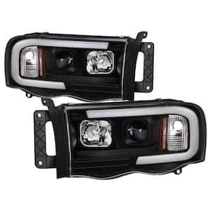 Dodge Ram 1500 02-05 / Ram 2500/3500 03-05 Light Bar Projector Headlights - Black