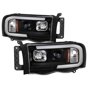 thumbnail image 2 of PM Performotor Projector Headlights For 02-05 Dodge Ram 1500-3500 – Black/Amber With LED DRL 2 of 4