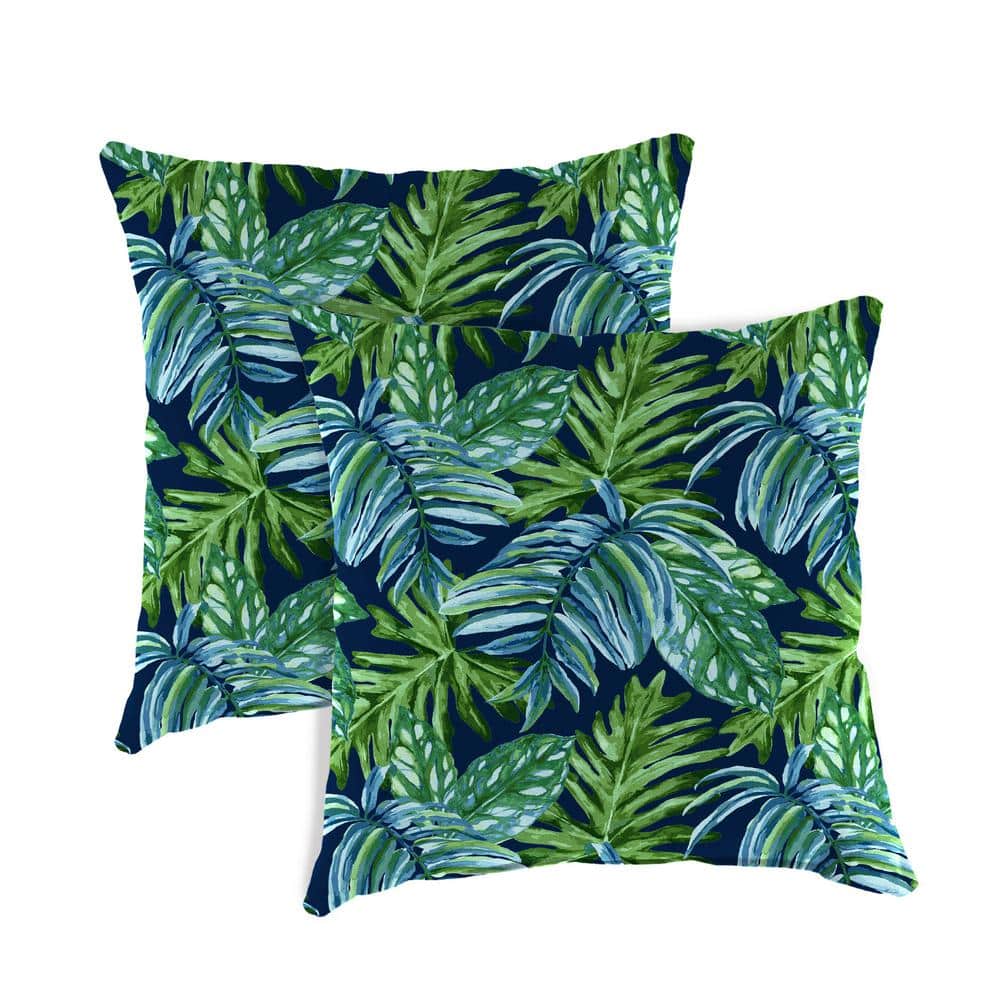 16 in. L x 16 in. W x 4 in. T Square Outdoor Throw Pillow in Fulton Parisian (2-Pack) price history on PriceWatchPro