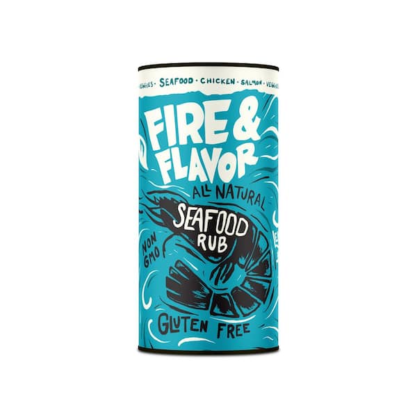 Fire and Flavor All Natural 9.5 oz. Seafood Rub