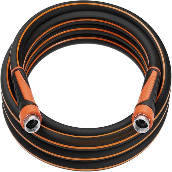0.625 in. dia. x 15 ft. Short Water Hose Heavy Duty, Lightweight Hybrid Hose with Swivel Handle, Double Female Fittings