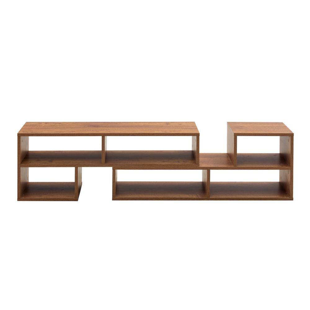 70 in. W x 13.3 in. H Brown Free Combination Gaming Entertainment Decorativ