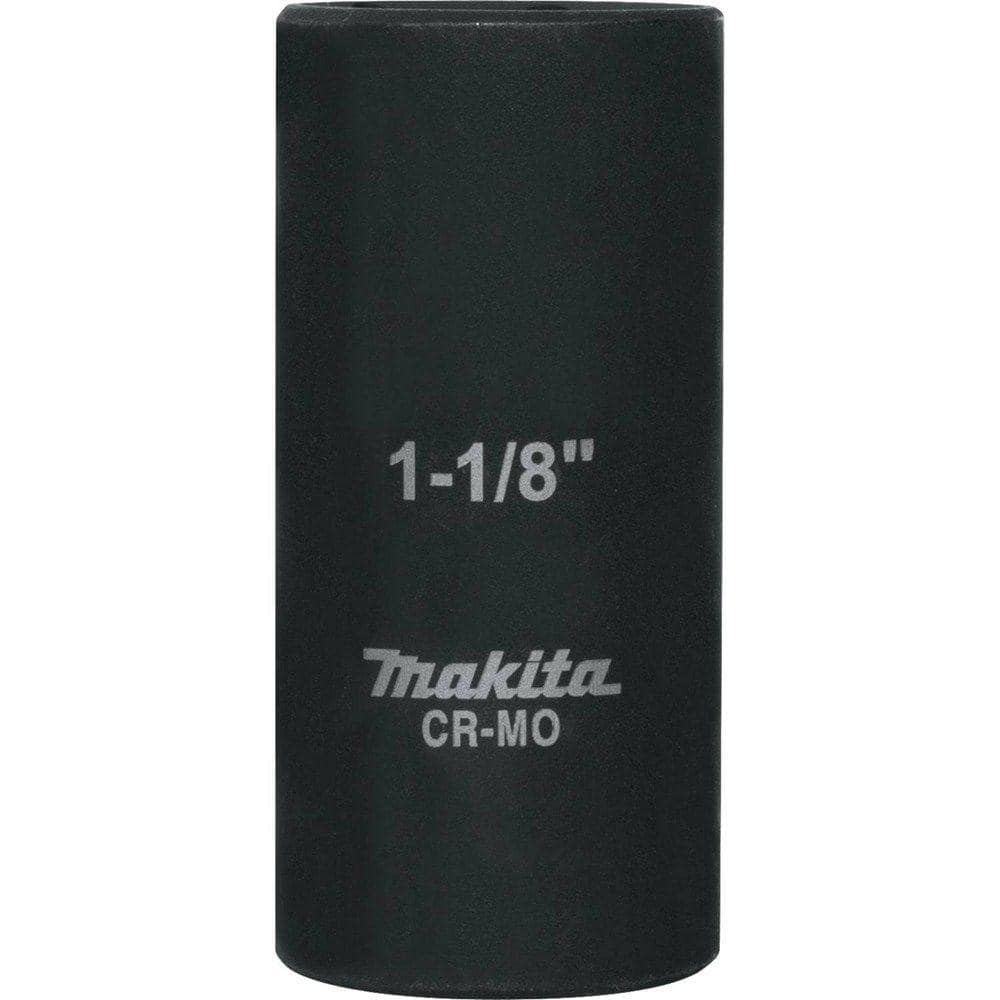 Makita 1/2 in. Drive 11/8 in. Deep Well Impact Socket A96350 The