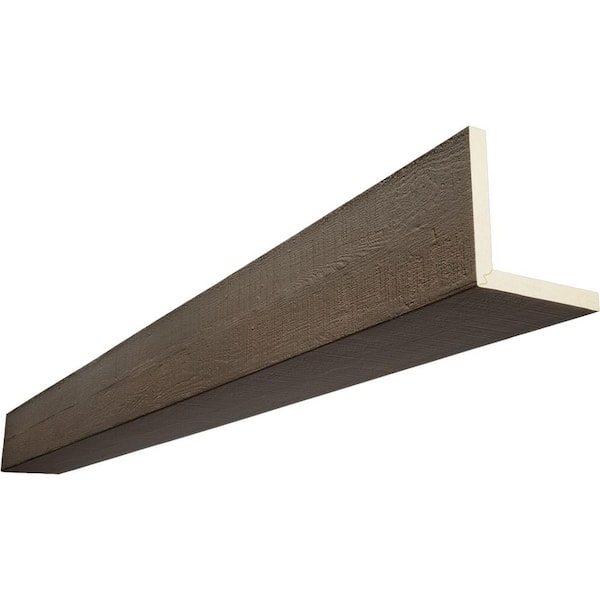 Endurathane 6 in. H x 6 in. W x 14 ft. L Rough Cedar Cedar Bark Faux Wood Beam
