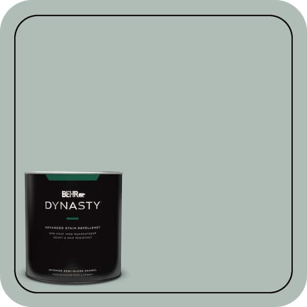 BEHR DYNASTY 1 qt. Home Decorators Collection #HDC-NT-25 Dew Semi-Gloss Enamel Interior Stain-Blocking Paint & Primer