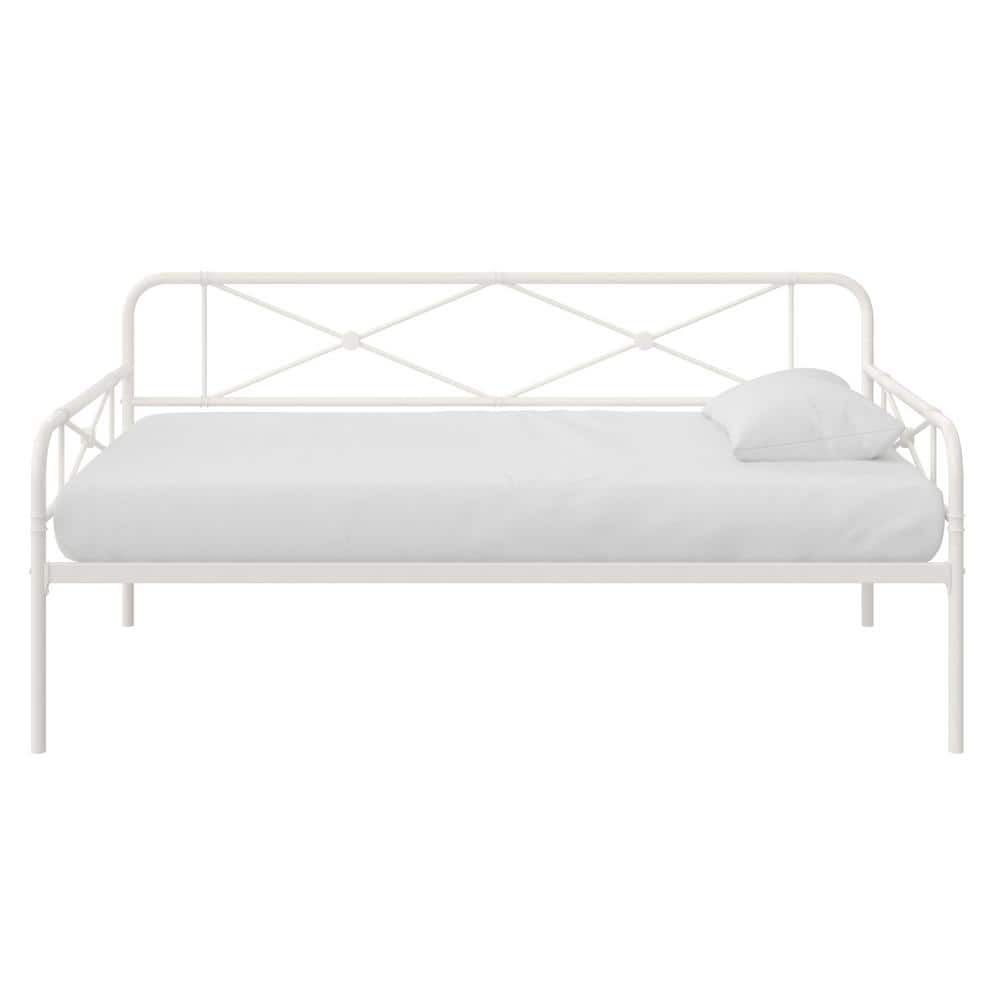 REALROOMS RealRooms Allysa Metal Daybed, Twin, White DA4056119 - The ...