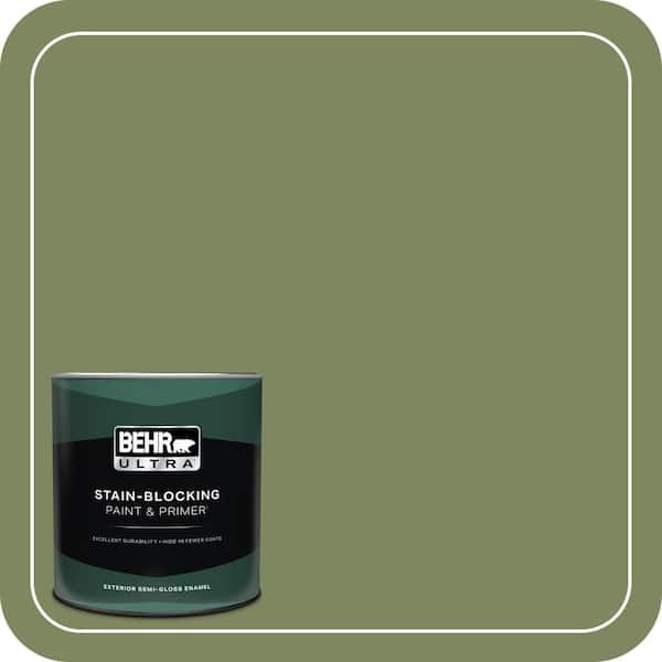 BEHR ULTRA 1 qt. #PPU10-02 Tuscany Hillside Semi-Gloss Enamel Exterior Paint & Primer