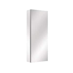 12 in. W x 30 in. H Rectangular Aluminum Medicine Cabinet with Mirror