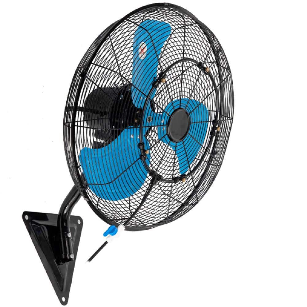 22 Inch Wall Mount Fan with Misting, 3-Speed Industrial Fan High Velocity Fan, 7000 CFM Outdoor Wall Fan, Blue price history on PriceWatchPro