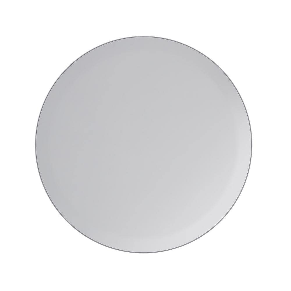 Round 36 in. W x 36 in. H Small Round Frameless Wall Bathroom Vanity Mirror in Silver price history on PriceWatchPro