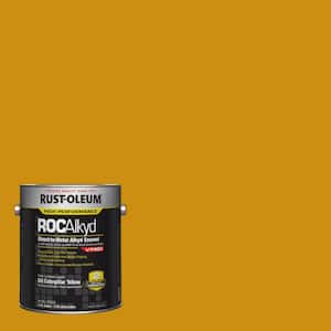 1 Gal. ROC Alkyd V7400 Direct-to-Metal High-Gloss Old Caterpillar Yellow Interior/Exterior Enamel Paint (Case of 2)