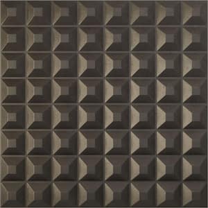 19 5/8 in. x 19 5/8 in. Bradford EnduraWall Decorative 3D Wall Panel, Weathered Steel (Covers 2.67 Sq. Ft.)