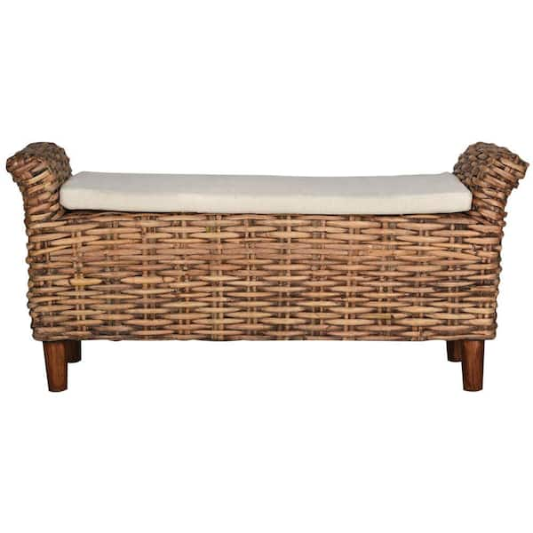 SAFAVIEH Palermo Brown Entryway Bench