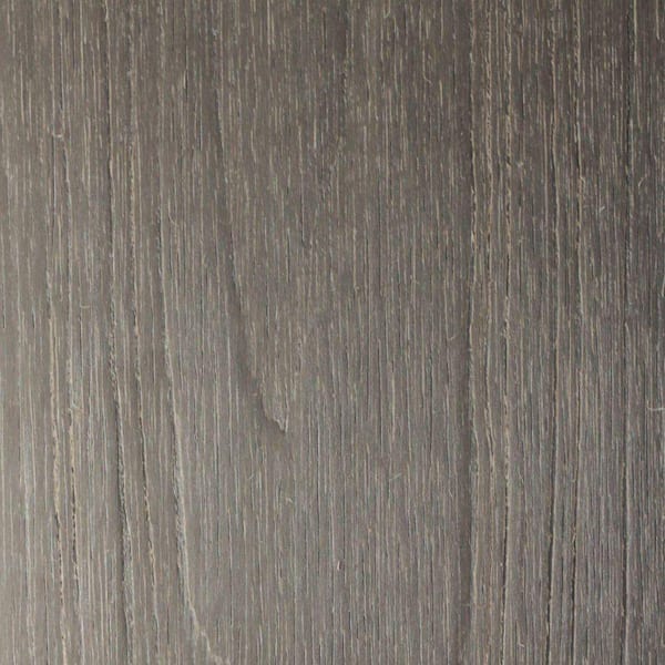NewTechWood UltraShield Naturale Voyager 1 in. x 6 in. x 1 ft. Egyptian Stone Gray Hollow Composite Decking Board Sample
