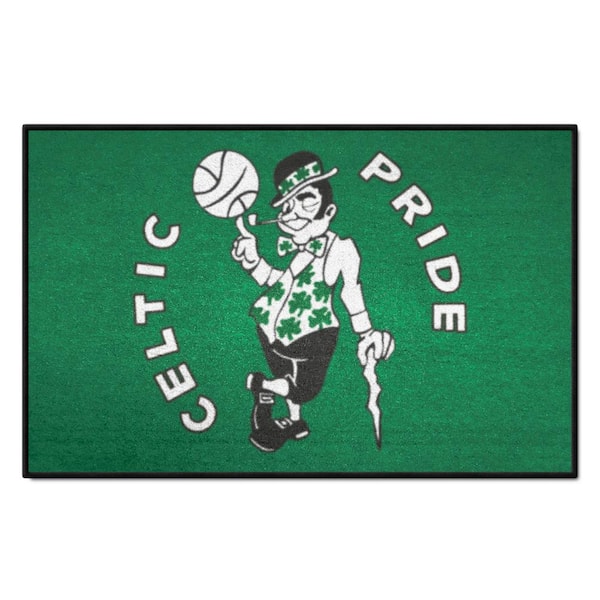 FANMATS Boston Celtics Green 2022 NBA Finals Champions 1.5 ft. x 2.5 ft. Slogan Starter Mat Accent Rug