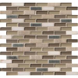Silver Tip 12 in. x 11.81 in. Polished Multi-Surface Wall Tile (10 sq. ft./Case)