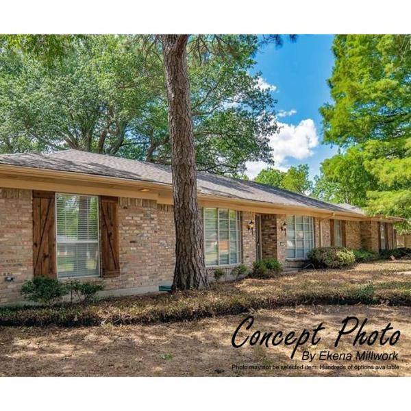 Ekena Millwork 32 1 4 X 64 Timbercraft Rustic Wood Six 5 3 8 Framed Board And Batten Shutters With Z Bar Rough Sawn Cedar Pair Rbf06z32x064rwr The Home Depot