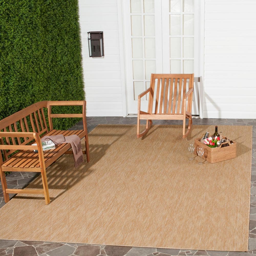 Reversible Easy-Care Gray Synthetic Area Rug, 9' x 12'