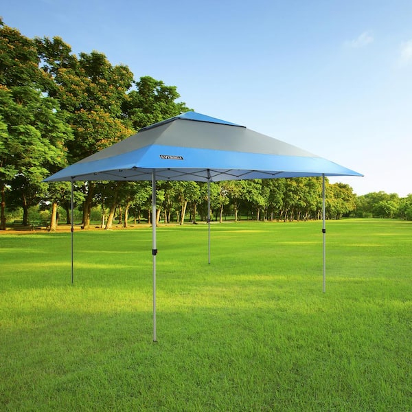 Everbilt 13 ft. x 13 ft. Blue and Gray Slide Out Pop-Up
