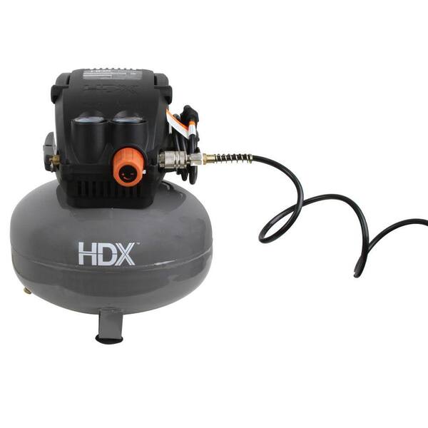 Hdx 3 Gal 2 Amp Pancake Air Compressor With 13 Piece Accessory Kit 0210384 The Home Depot